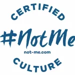 #NotMe logo - Blanc